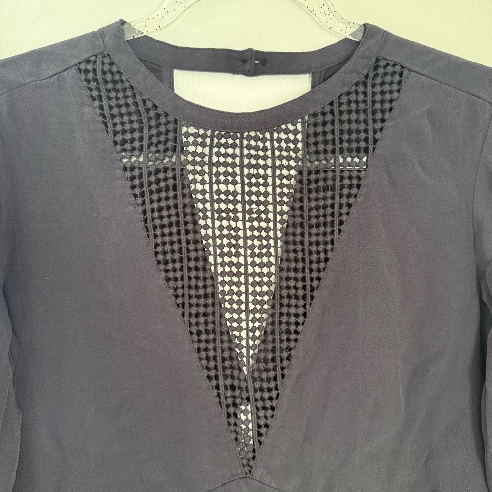 Amuse Society High Low Mini Dress Navy Blue Party Casual Size XS - Picture 5 of 12